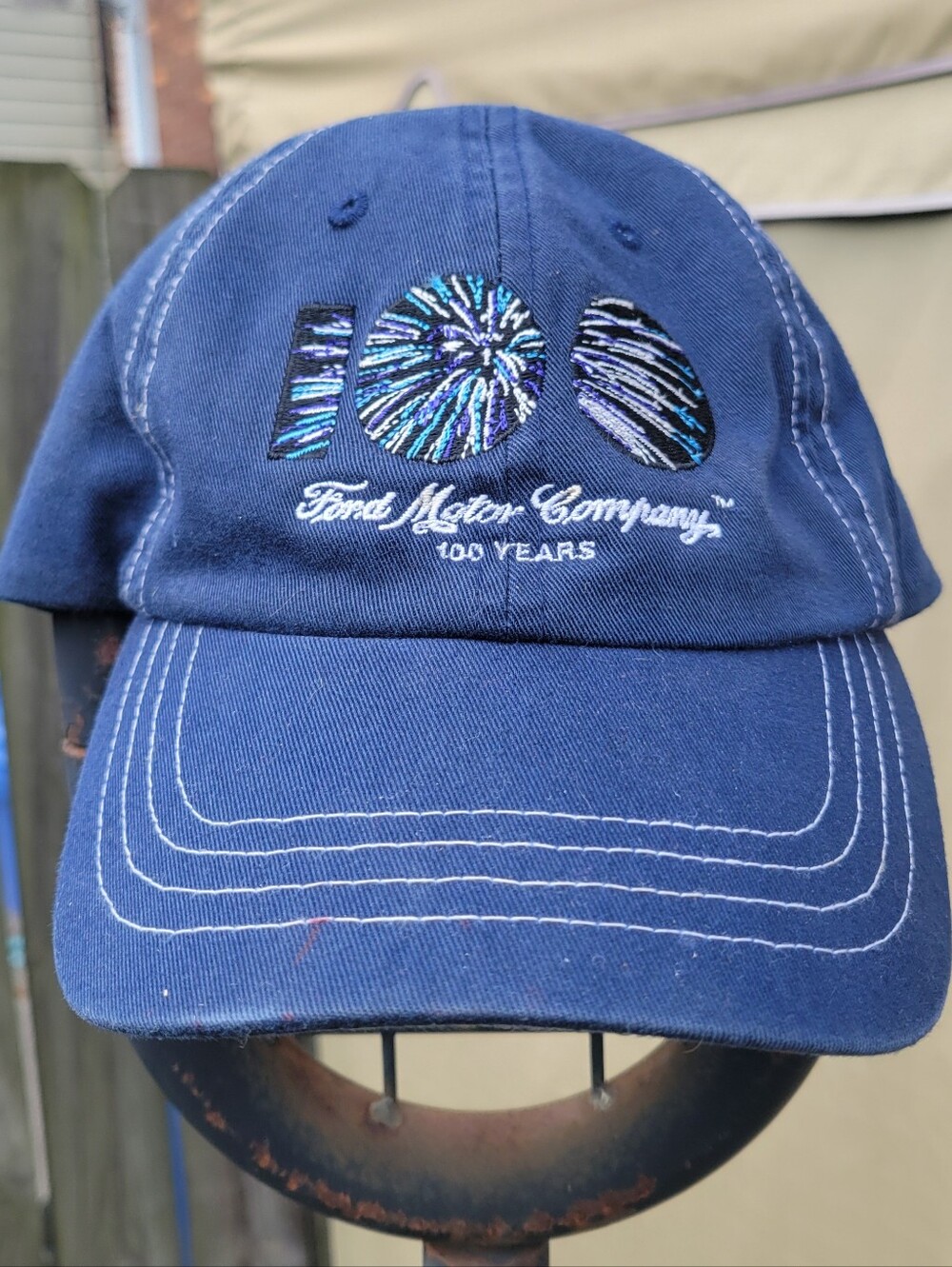 Ford Motor Company 100 Years Centennial Blue Baseball Hat